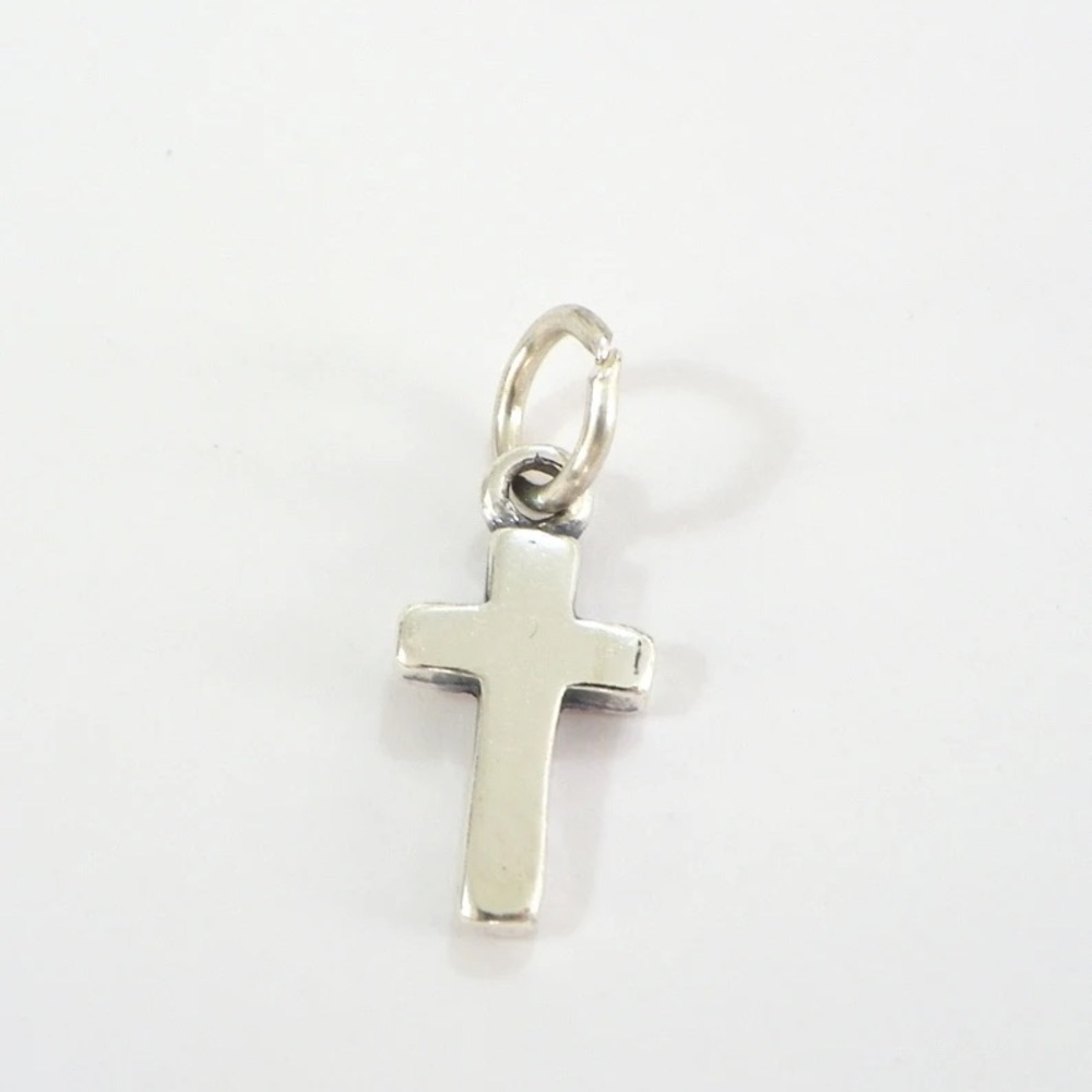 Sterling silver cross charm NO chain